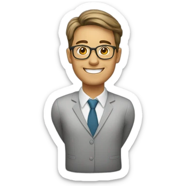 happy teacher sticker