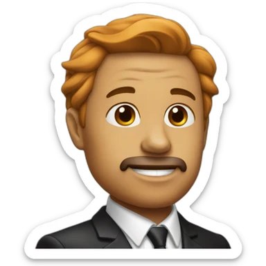 Un noir roux sticker