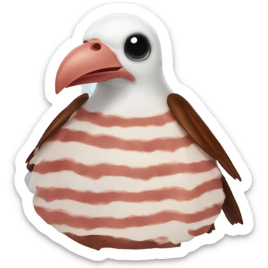 Bacon bacon magpie bacon bacon sticker