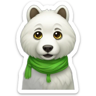 Green amur sticker