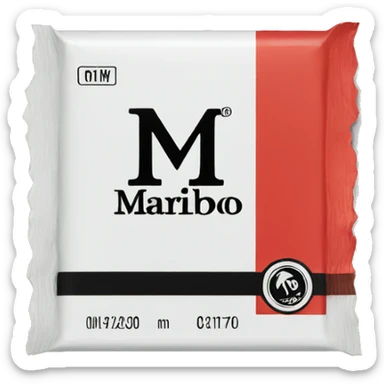 marlboro red  sticker