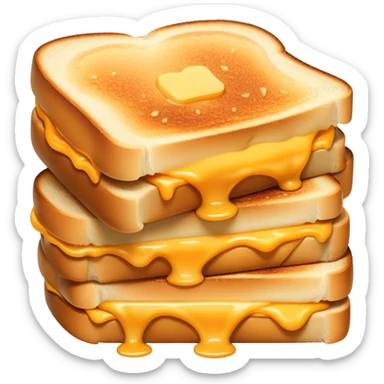 Grilled cheese on sourdough  sticker