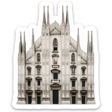 duomo of Milan sticker
