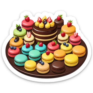 buffet dessert sticker