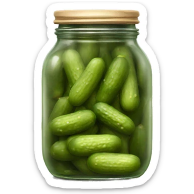 Jar of pickles sticker