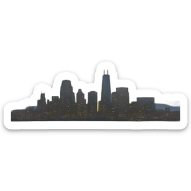 skyline bryan sticker