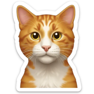 ginger-cat-volleyball-setter sticker