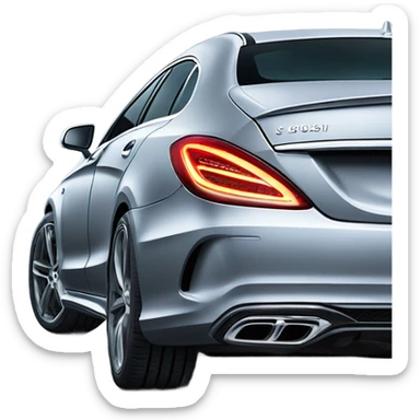 CLS 63 back light sticker