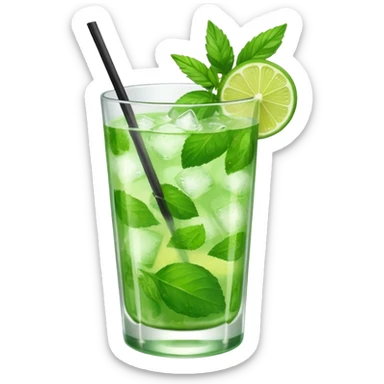 create a mojito emoji sticker