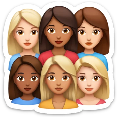 Beautiful women  sticker