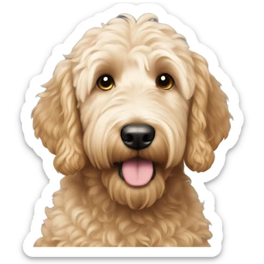 Goldendoodle sticker