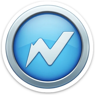 A blue check mark badge with a tick inside a cycle sticker