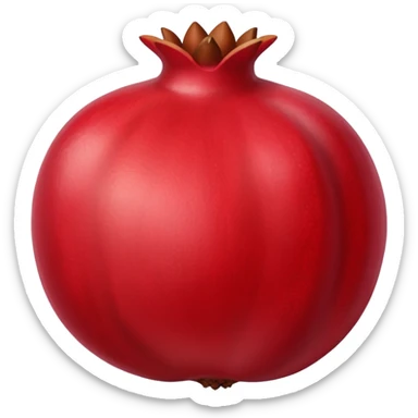 red pomegranate sticker