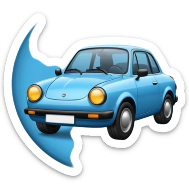 Un emoji vérification Un badge bleu avec une coche noire sticker