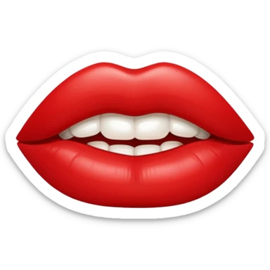 Kiss lips sticker
