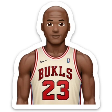 Michael Jordan number 23 sticker
