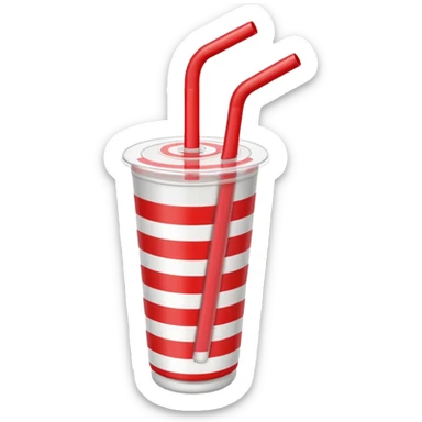 clipart bendy straw sticker