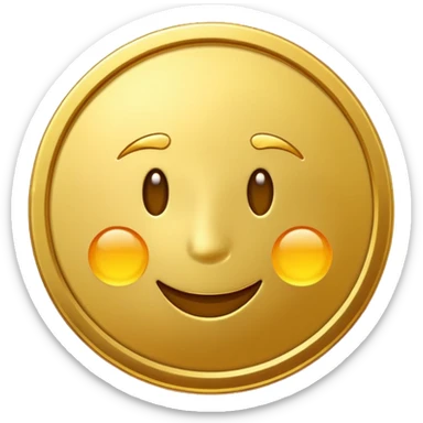 The secret to success emoji that looks like digital currency sticker