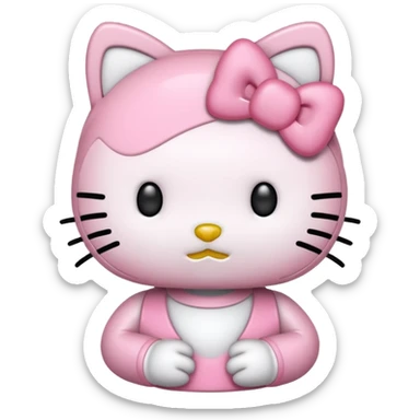 Hello kitty light pink sticker