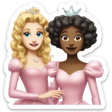 Glinda and bubbles sticker