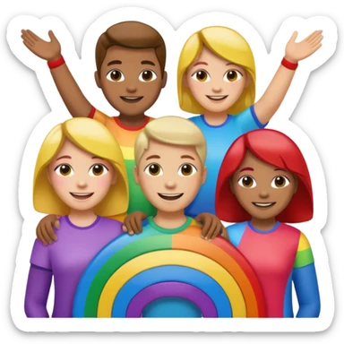 pride charcters sticker