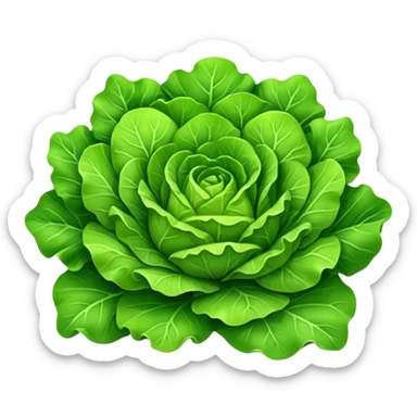 small lettuce leaves sticker