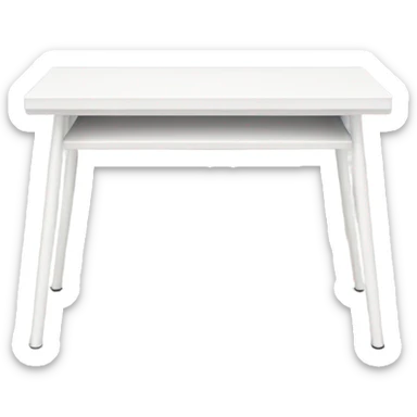 minimalist-clean-work-desk-with-white-wood-colorway-front-view sticker
