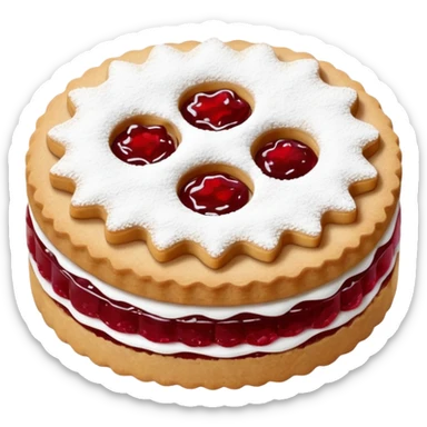 Linzer Cookie sticker