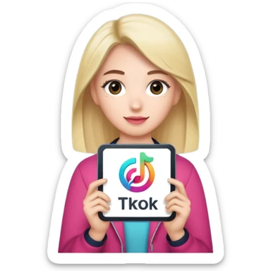  la certification  Tik Tok sticker