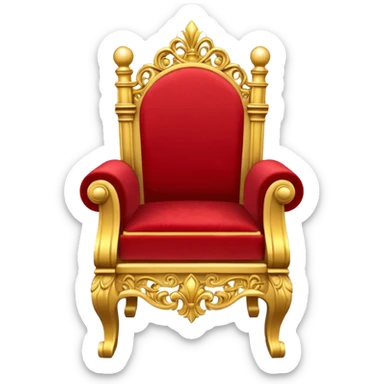Empty throne sticker