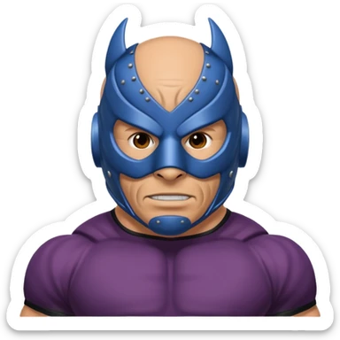 luchador bane sticker