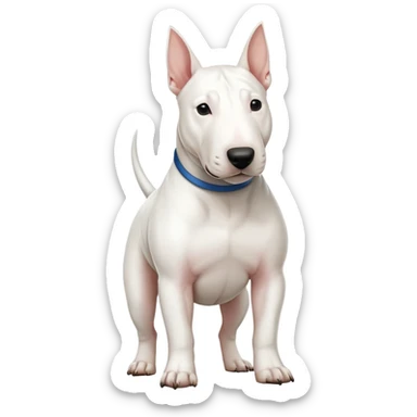 Perro bull terrier ingles sticker