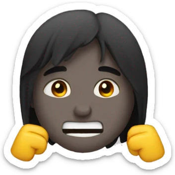 🚫 I want this emoji in ash colour  sticker