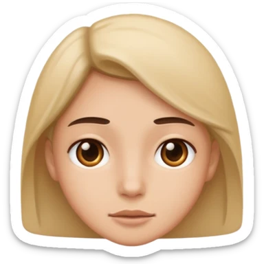 my head shot sticker