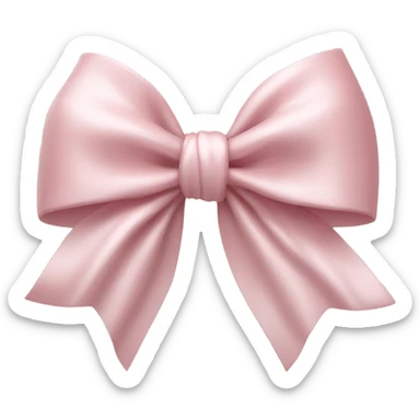 pink aesthetic bow sticker