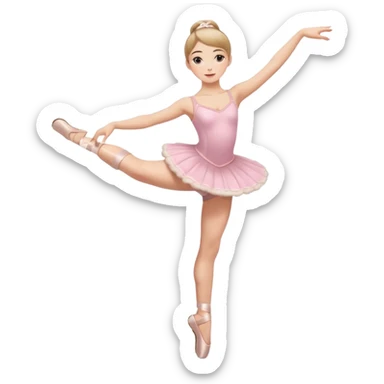 Ballerina UGG slippers sticker