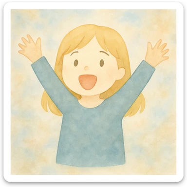 Add a soft, dreamy watercolor background with light colors, keeping the watercolor art style. sticker