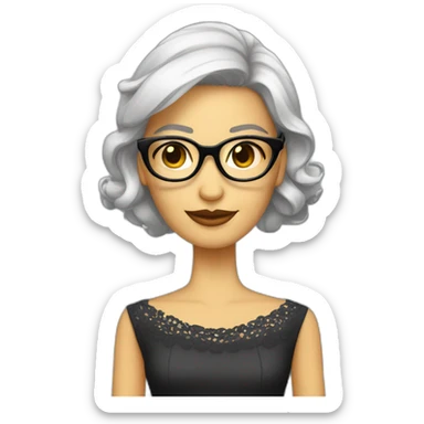 Una rata vestido de traje con lentes oscuros  sticker