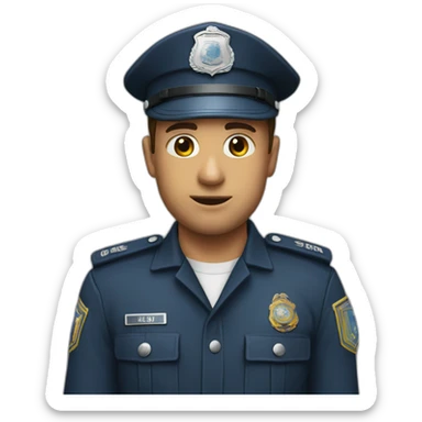 Un policier frzncais sticker