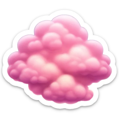 Pink sky sticker
