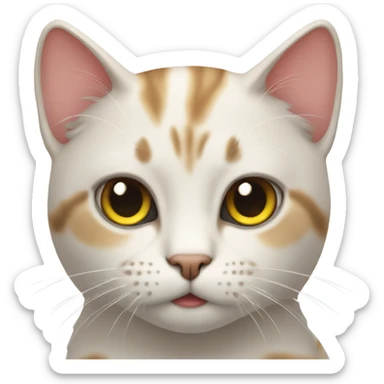 Cat cat sticker