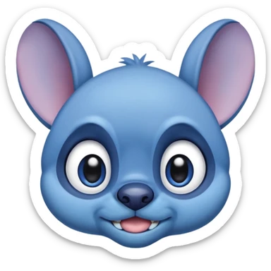 Stitch from lilo and stitch sticker