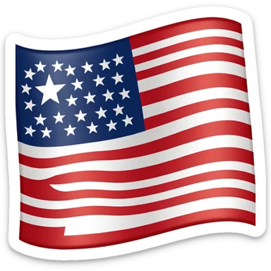 United States flag with a swastika symbol replacing the stars  sticker