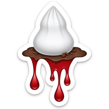 tampon + blood droplet + poop sticker