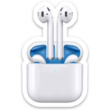 EarPods headphones, white sticker