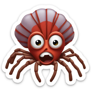 A cooked turkey wearing a spider man Wanze  sticker