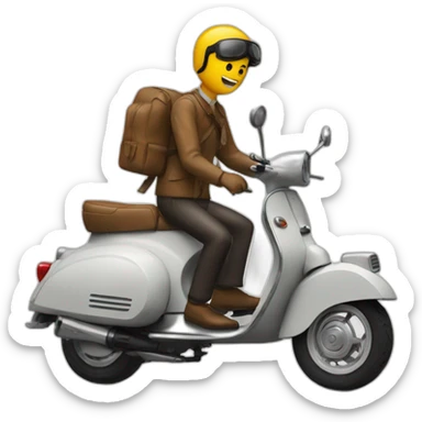 mod with vespa sticker