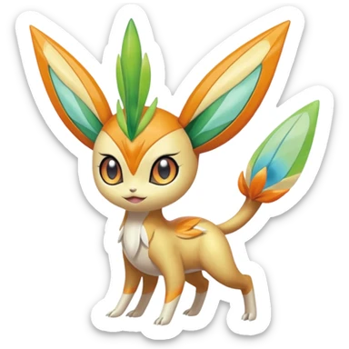 Meloetta-Victini-Celebi-Palkia-Amaura-Aurorus-fusion sticker