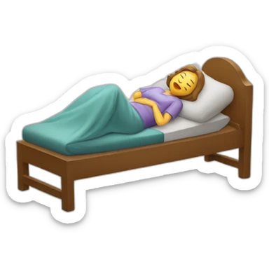 mère qui dort sur le canapé  sticker