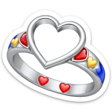 Bestie promise ring sticker